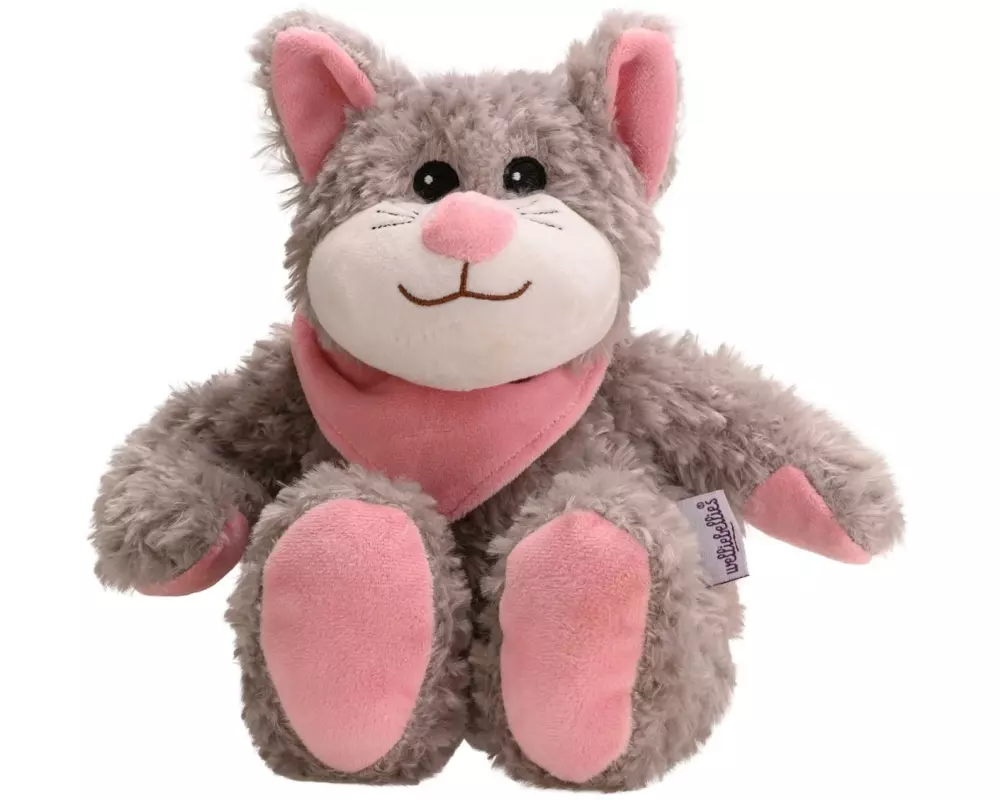 Welliebellies Wärme-Stofftier Katze gross 30 cm