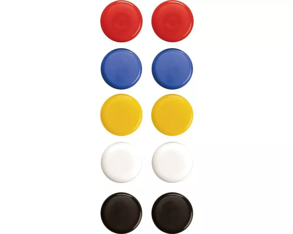 Magnetoplan Haftmagnet Ø 2 cm 10 Stück