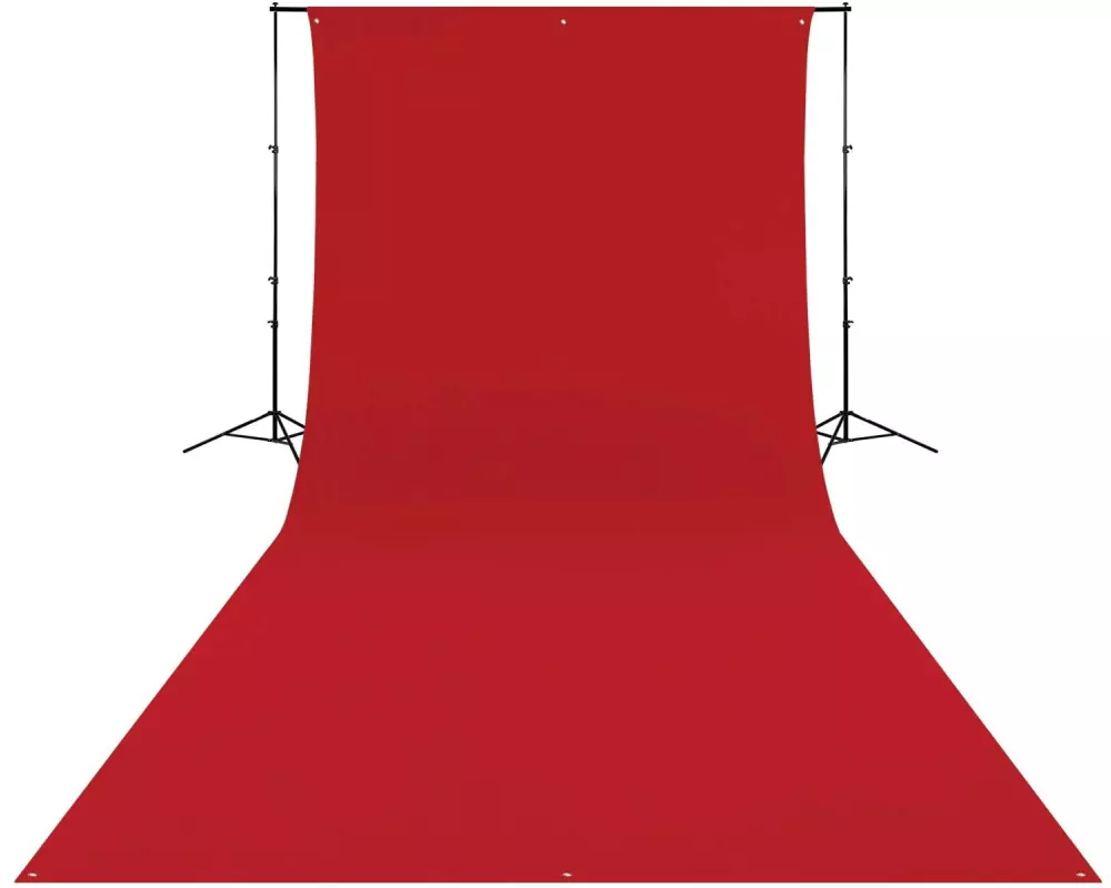 Westcott Hintergrund Faltenresistent 270 x 610 cm Rot