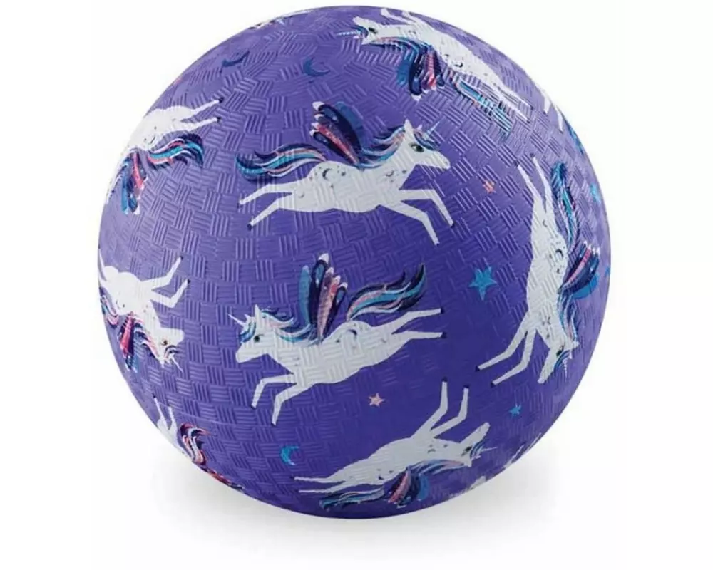 Crocodile Creek Spielball Einhorn Lila 18 cm