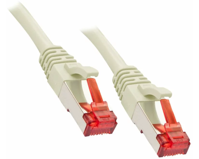 LINDY Patch Cable, Cat6, S/FTP, RJ45-RJ45, 30m, grey