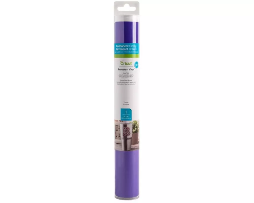 Cricut Vinylfolie Premium Permanent 30.5 x 122 cm, Violett