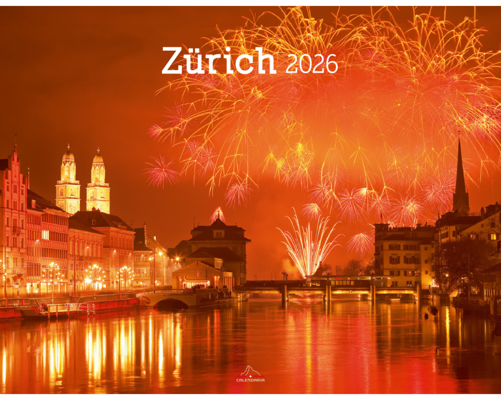 CALENDARIA Bildkalender 2026 9783036205663 Zürich ML 40x31cm
