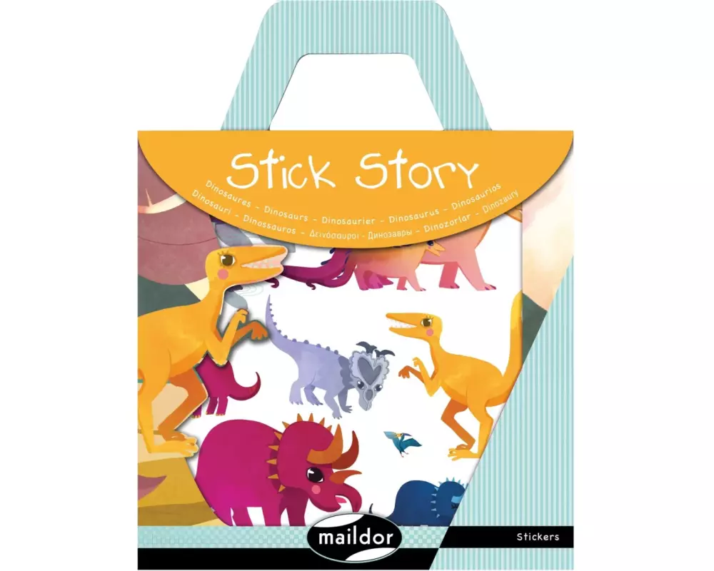 Clairefontaine Motivsticker Story 2 in 1 Set Dinosaurier