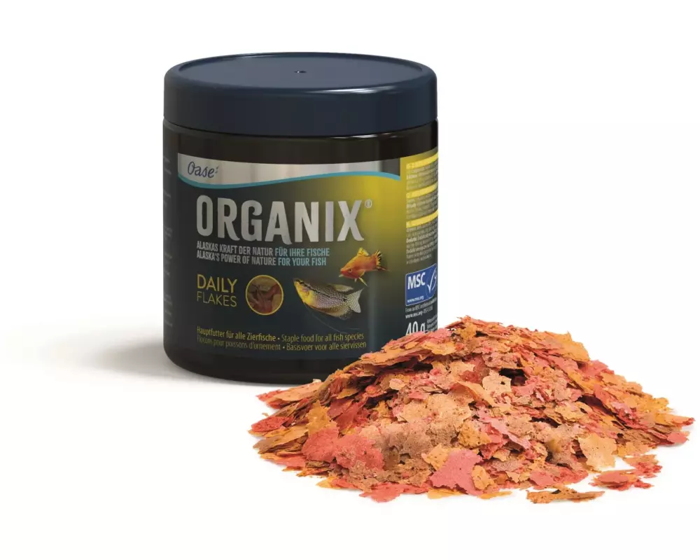 OASE Basisfutter Organix Daily Flakes, 40 g