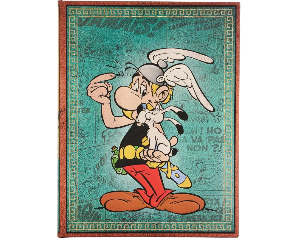 PAPERBLANKS Notizbuch Asterix Ultra PB9697-9 liniert, blau 144 Seiten