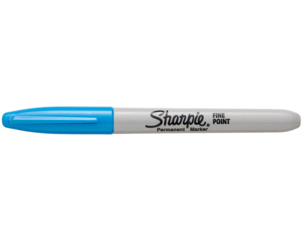 Sharpie Permanent-Marker F, Türkis, 12 Stück