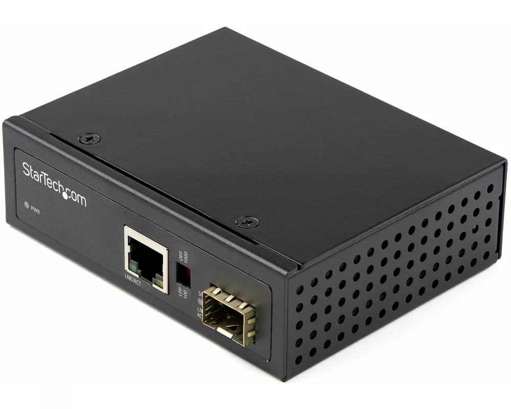 StarTech.com IMC1GSFP Netzwerk Medienkonverter 1000 Mbit/s Multi-Modus, Einzelmodus Schwarz