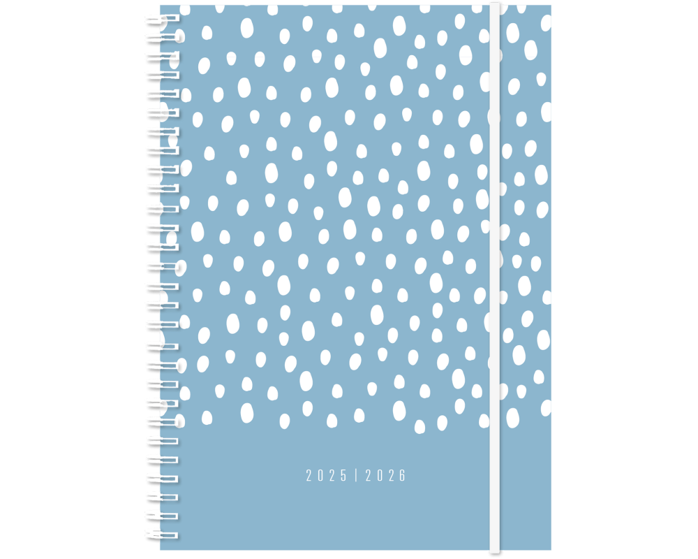SIMPLEX Schüleragenda Joy 25/26 500415.26 1W/2S 17M aquamarin 14.8x21cm