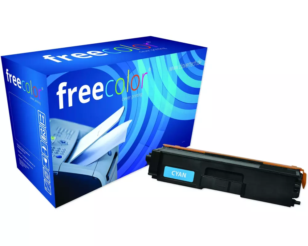 Freecolor Toner Brother TN326 Cyan