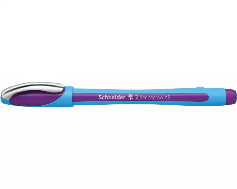 Schneider Kugelschreiber Slider Memo Blau/Violett, 1 Stück