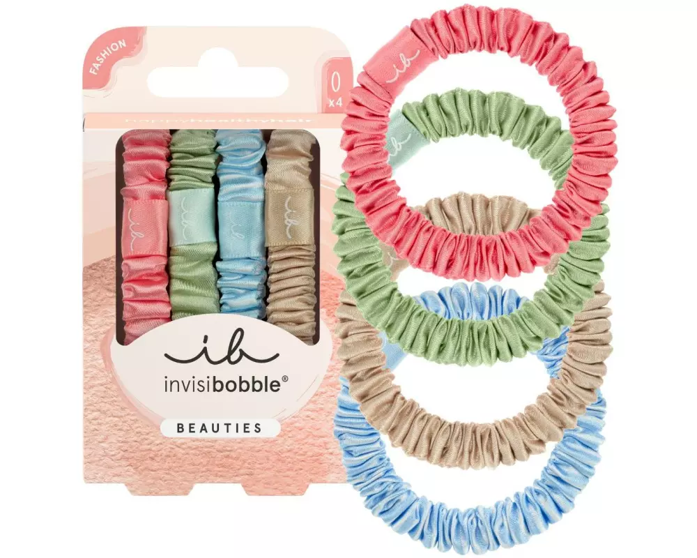 Invisibobble Haargummi Beauties Satin Sorbet, 4 Stück