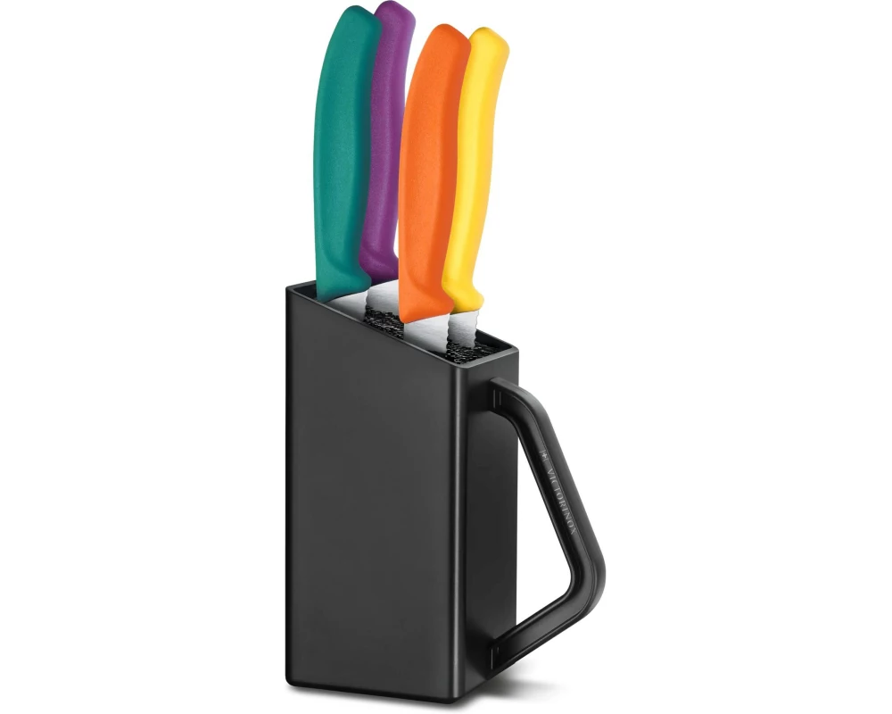 Victorinox Messerblock-Set mit Messer Swiss Classic, 5-teilig