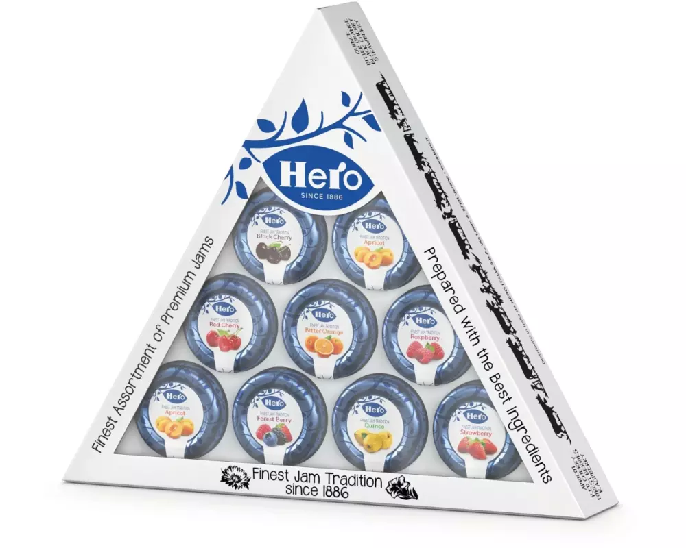 Hero Swiss Alps Konfitüren Assortiment 10 x 28 g