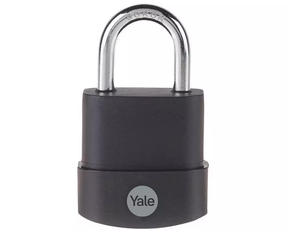 Yale Vorhängeschloss Y227B 45/22 Schwarz Stahl