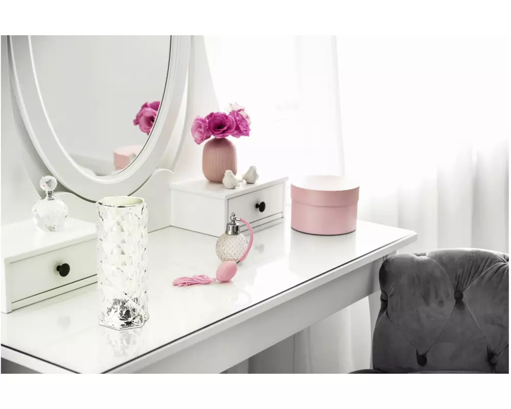 EGLO Leuchten Tischleuchte LUCIGNANO Akku LED-RGB Touch Transparent