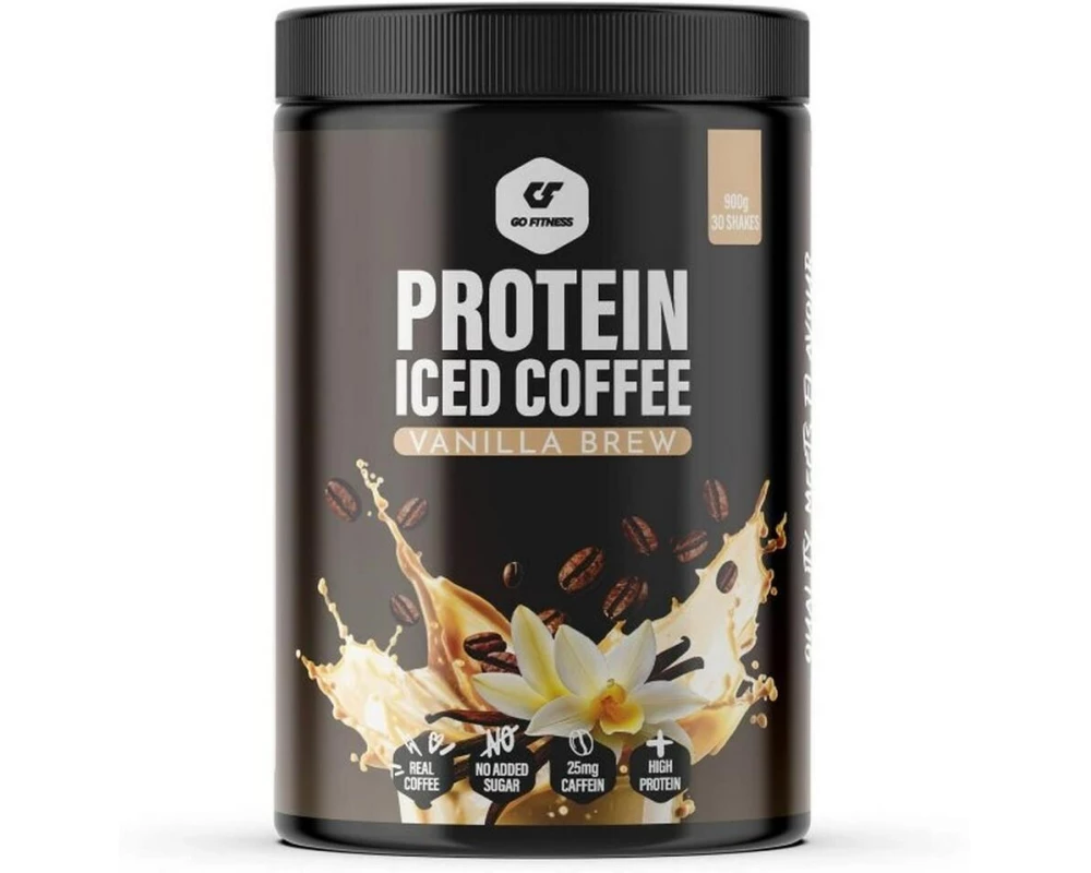 Go Fitness Pulver Protein Iced Coffee Kaffee/Vanille 900 g
