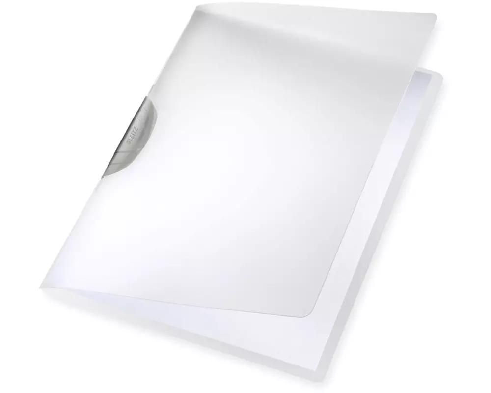 Leitz Klemmhefter Color-Clip Grau/Semitransparent