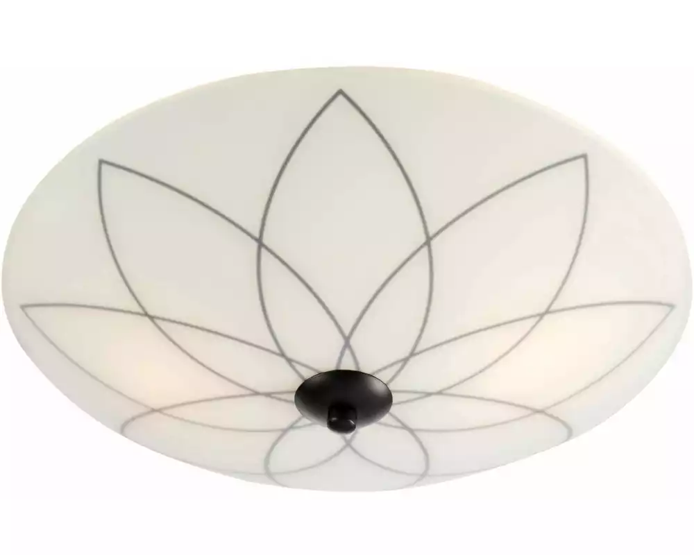 Markslöjd Deckenleuchte LIA 2-flammig Weiss / Schwarz