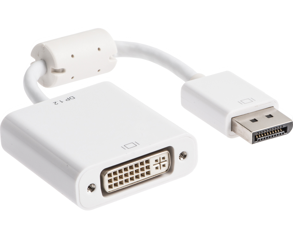 LINK2GO DisplayPort - DVI Adapter AD1111WP male/female, 15cm