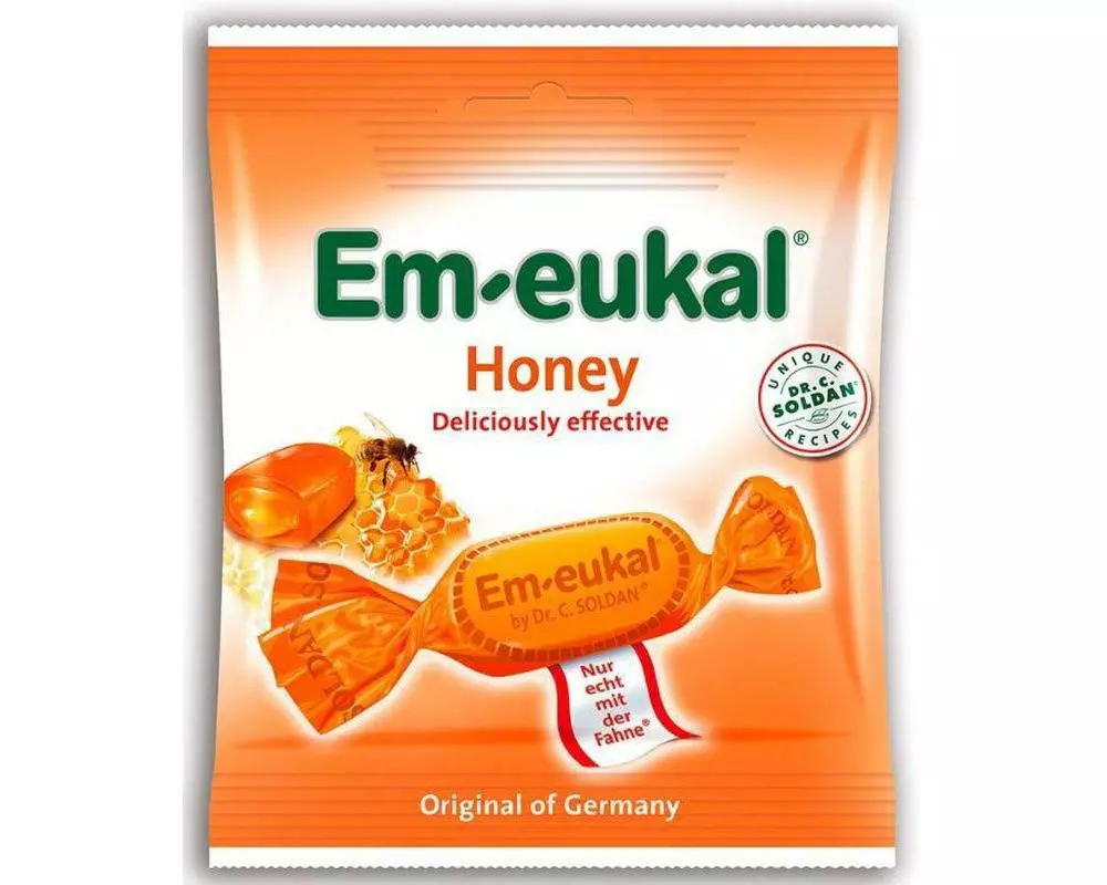Dr. C. Soldan Em-eukal Honig Bonbons gefüllt 50 g