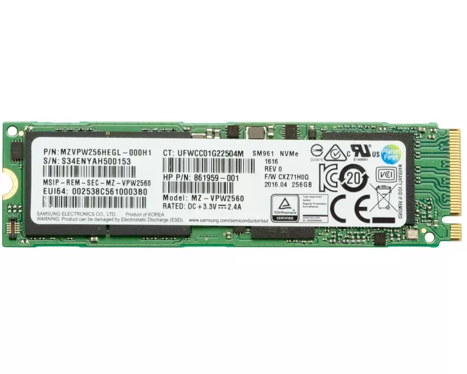 HP ZTurboDrv 256GB SED Z8 G4 TLC SSD Kit