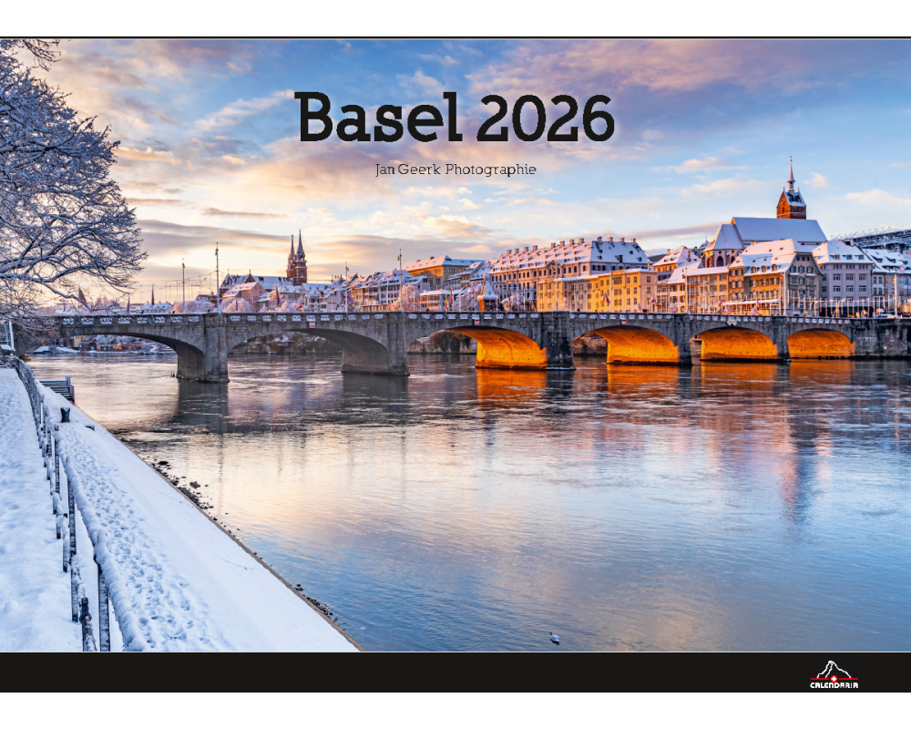 CALENDARIA Bildkalender 2026 9783036205649 Basel ML 40x31cm