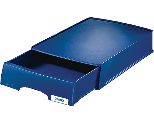 LEITZ Briefkorb-Schublade Plus A4 52100035 blau