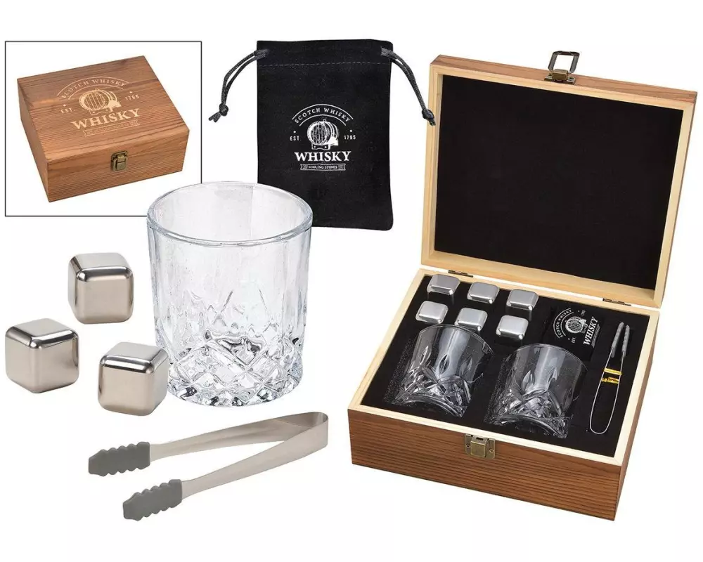 G. Wurm Whisky-Set Whisky-Set 11-teilig, 300 ml, Braun