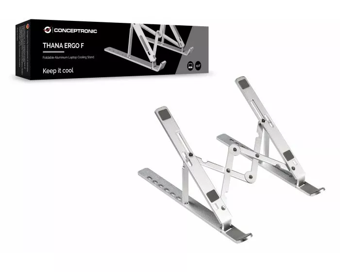 THANA04S ERGO Foldable Aluminum Laptop Cooling Stand