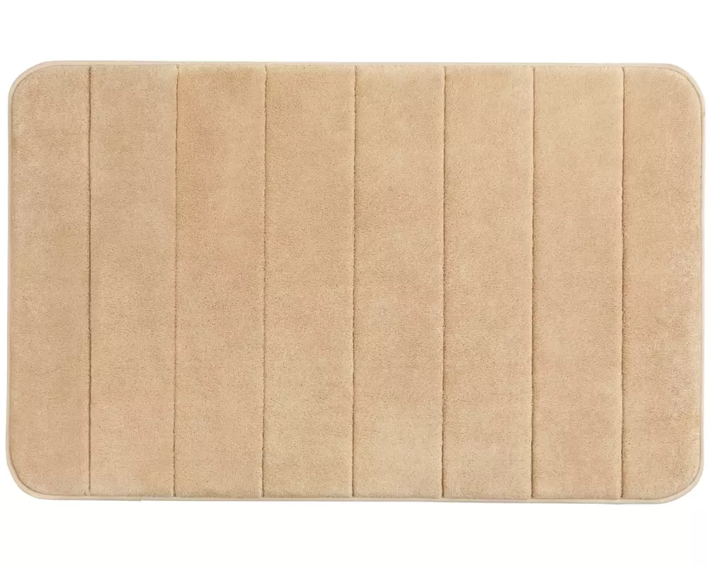 Wenko Badteppich Memory Foam 50 x 80 cm, Sand