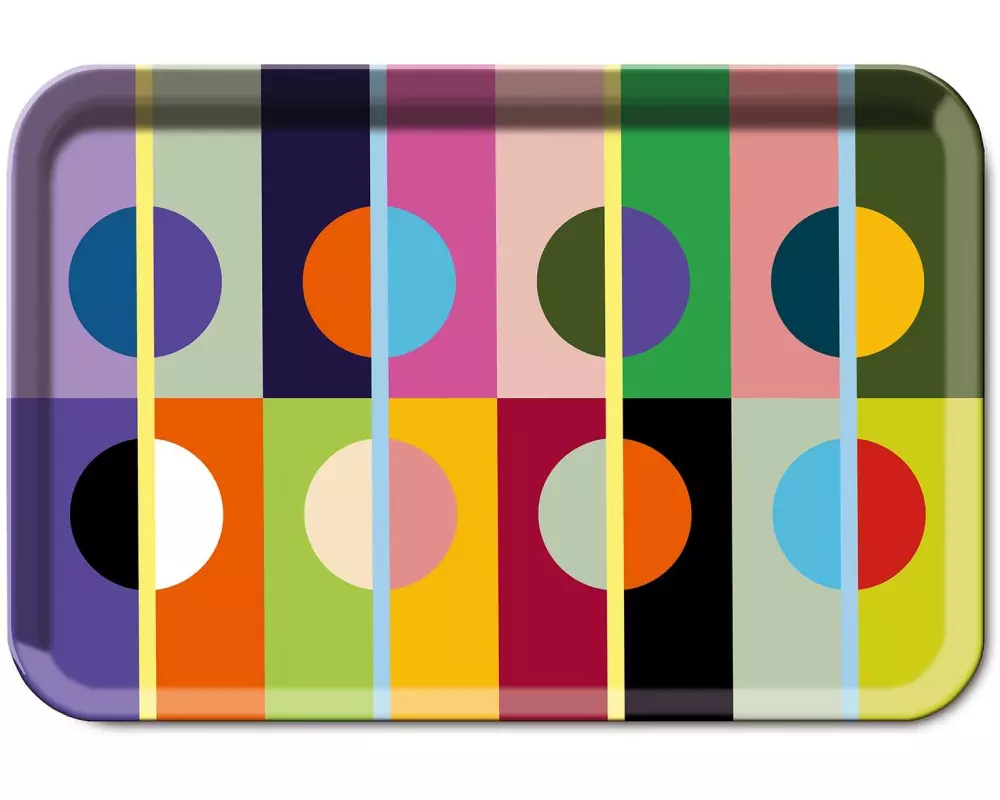 Remember Serviertablett Orb Mehrfarbig, 45 x 29.2 cm
