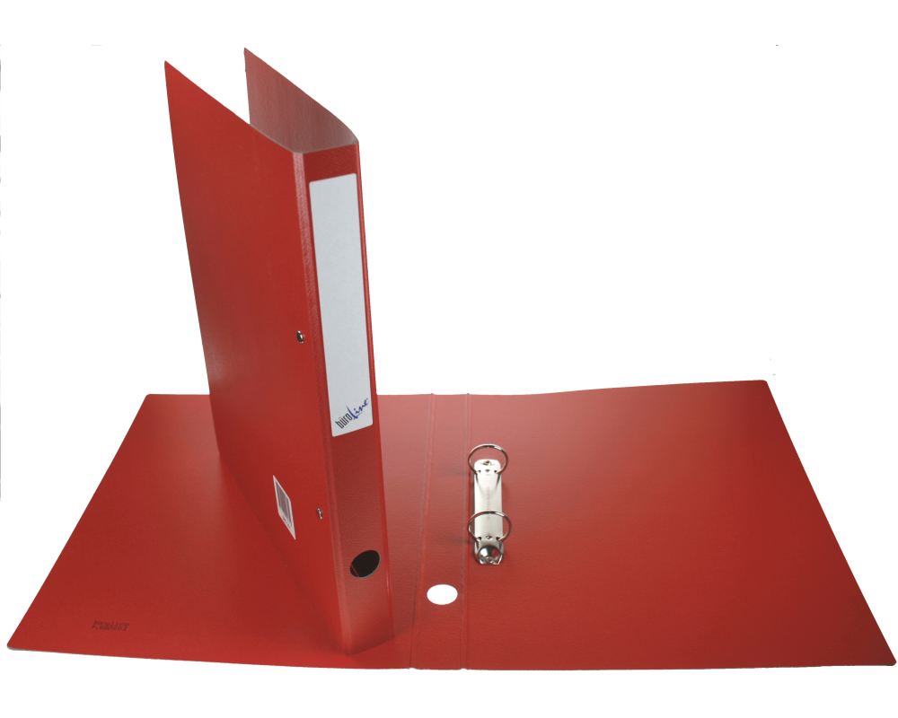 BÜROLINE Ringbuch 3cm 680001 rot 2-Ring A4