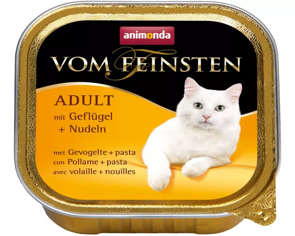 animonda Nassfutter Vom Feinsten Adult Geflügel & Nudeln, 100 g