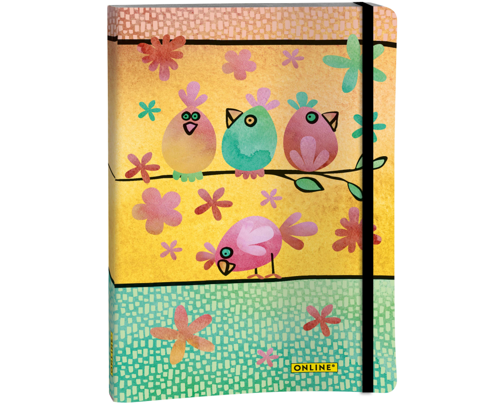 ONLINE Bullet Journal A5 18032 Chicken Paradise