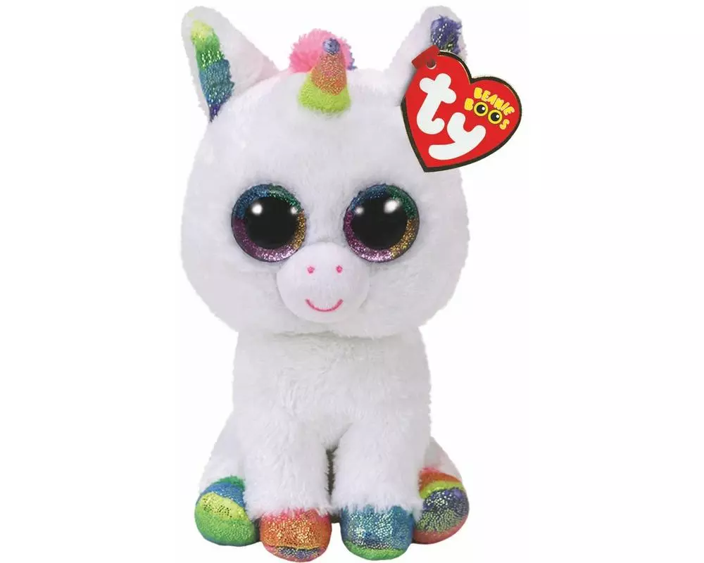Ty Plüsch Pixy Einhorn 15 cm, Weiss
