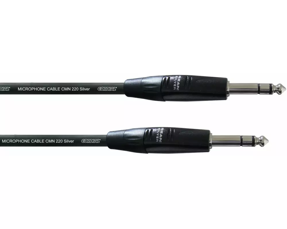 Cordial Klinkenkabel 6.3 mm 1.5 m, Schwarz