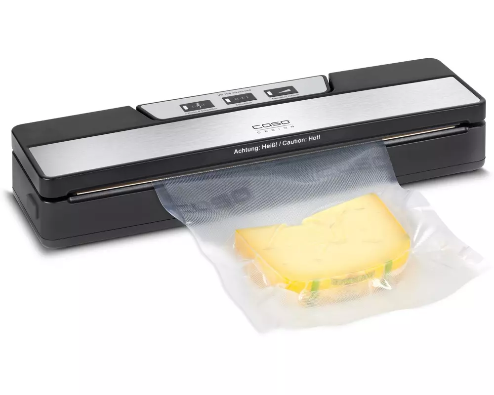 Caso Vakuumiergerät VR 190 Schwarz/Silber