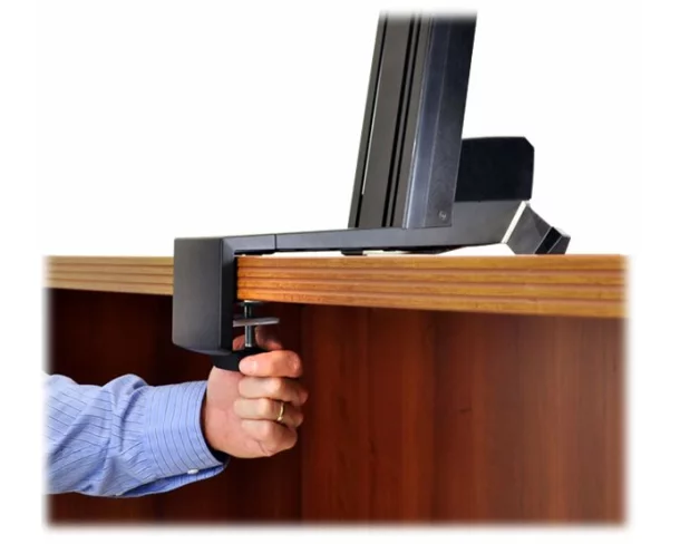 ERGOTRON desk stand, WorkFit-S dual, adjustable 58.4cm, 24 inch, 14kg, VESA 75x75+100x100mm, lift, rotate