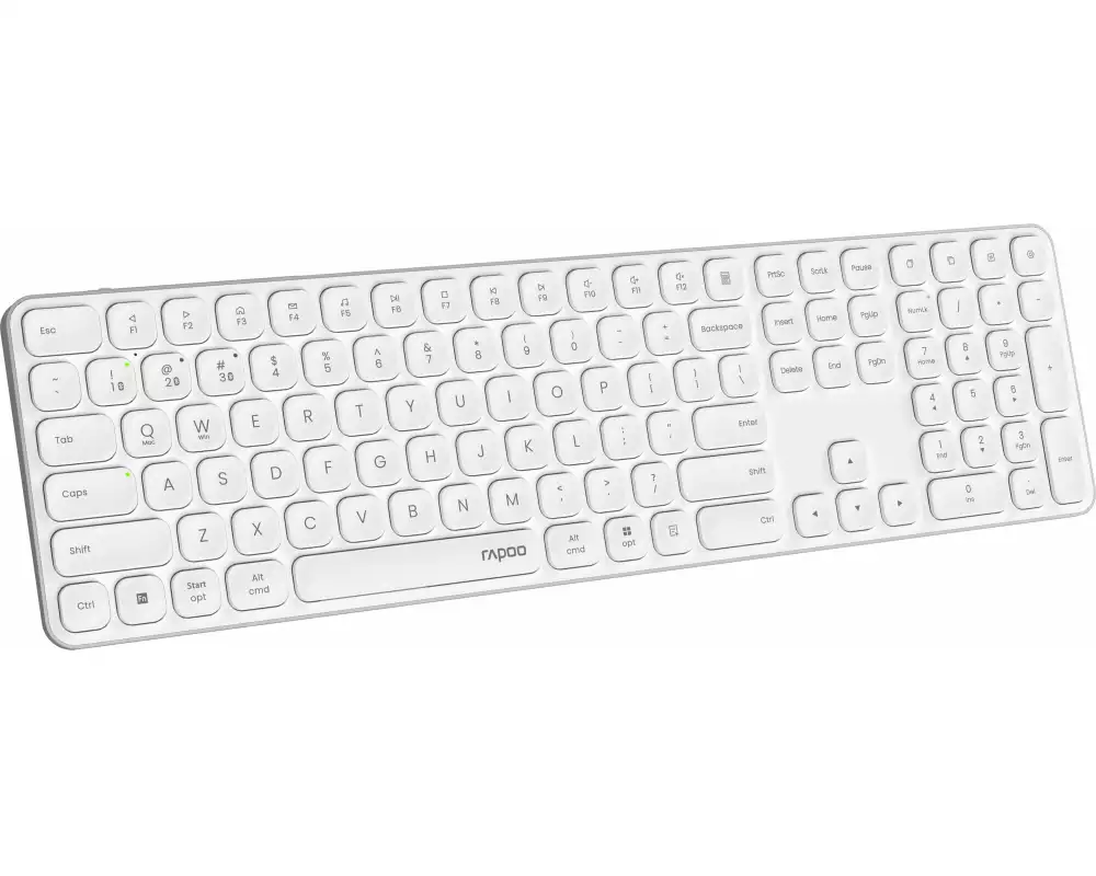 Rapoo Funk-Tastatur E9810 Weiss