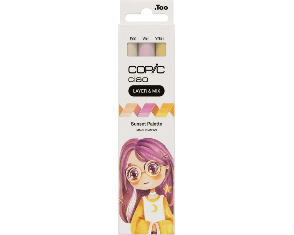COPIC Marker Ciao 220750308 Sunset Palette 3 Stück