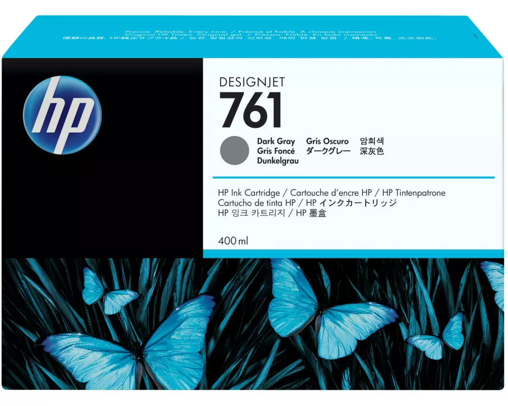HP Tinte Nr. 761 (CM996A) Dark Grey