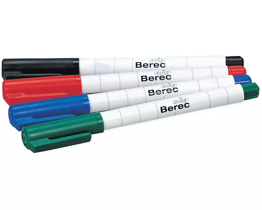 Berec Whiteboard-Marker Schmal 4er-Set