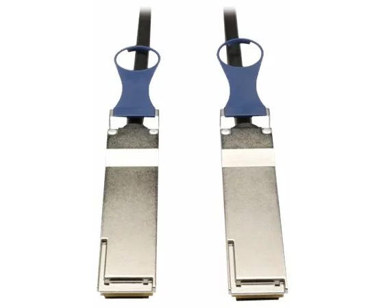 EATON TRIPPLITE QSFP+ to QSFP+ 40Gb, Passive, DAC, Copper, Infiniband Cable, QSFP-H40G-CU3M Compatible, 3M 9.84ft.