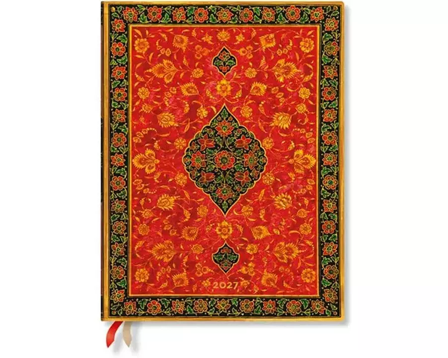 Paperblanks Wochenagenda Leila 2027, Rot