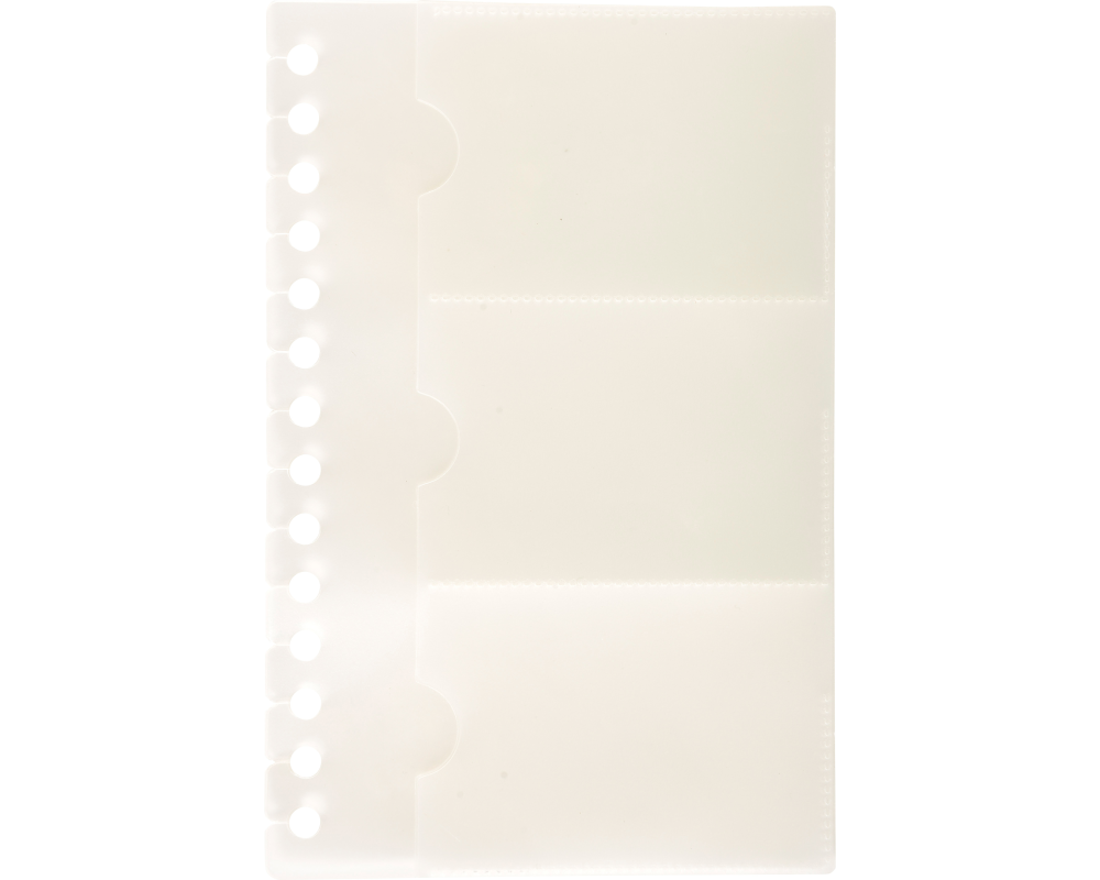 EXACOMPTA Visitenkartenbuch Exacard 85034E Ersatzhüllen 10 Stk. 19x12.5cm