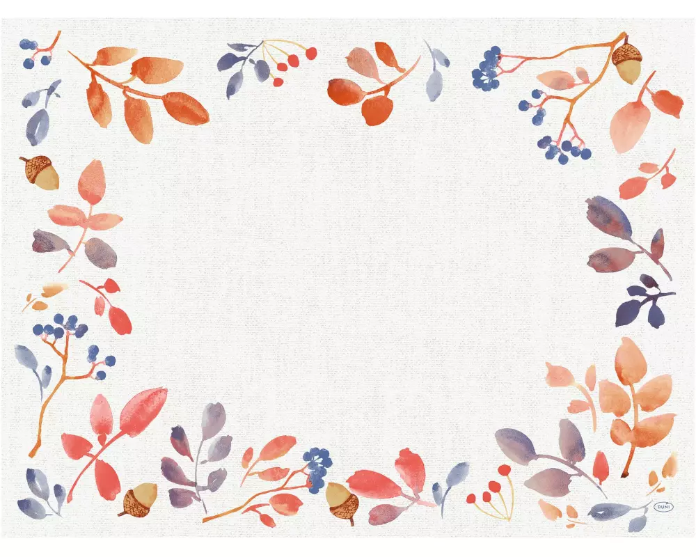 Duni Tischset Autumn Gradient 100 Stück, 30 cm x 40 cm, Weiss