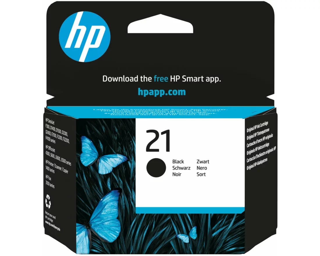 HP 21 Original Ink Cartridge black 5ml 190 Pages