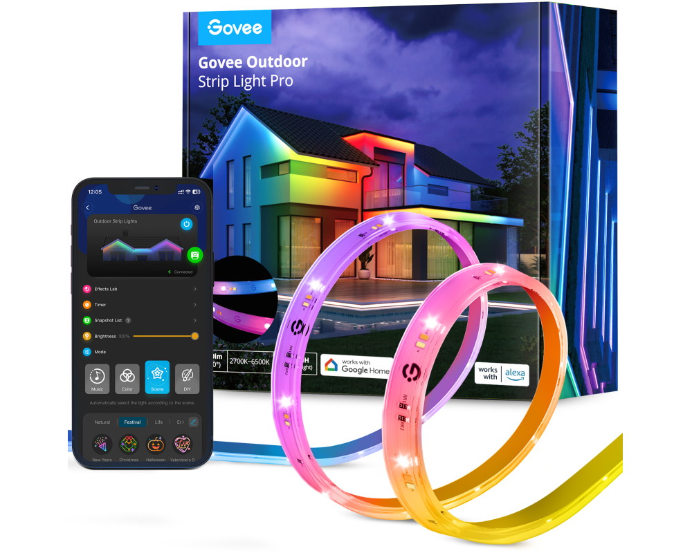 GOVEE WiFi LED Strip 10m H70A13D1 Outdoor