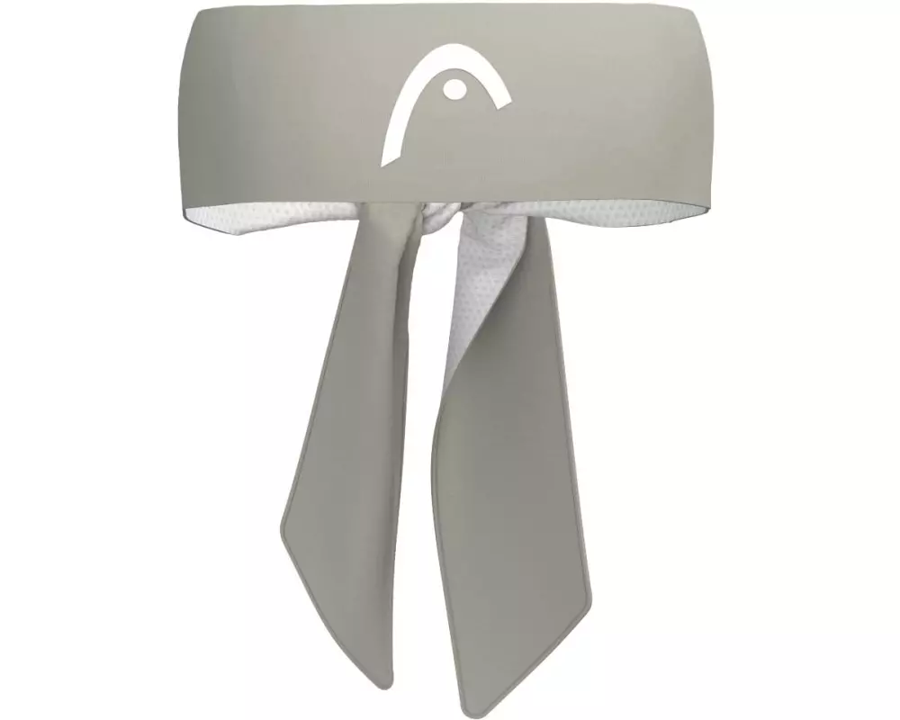 HEAD Kopfband Bandana Grau/Weiss